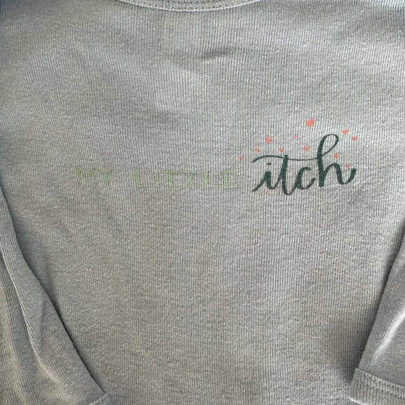 4/$20 “My Little Itch” Bodysuit | ICP Awareness | 12 Months - Picture 2 of 4